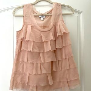 Ruffled Ann Taylor LOFT top